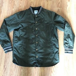 Boys button up bomber style jacket